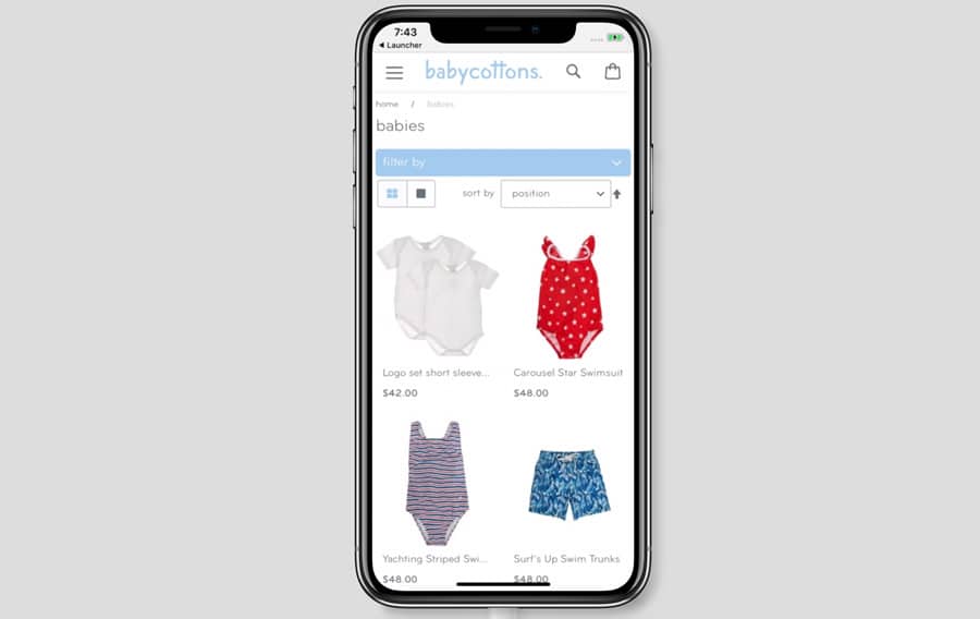 Baby cottons sales online