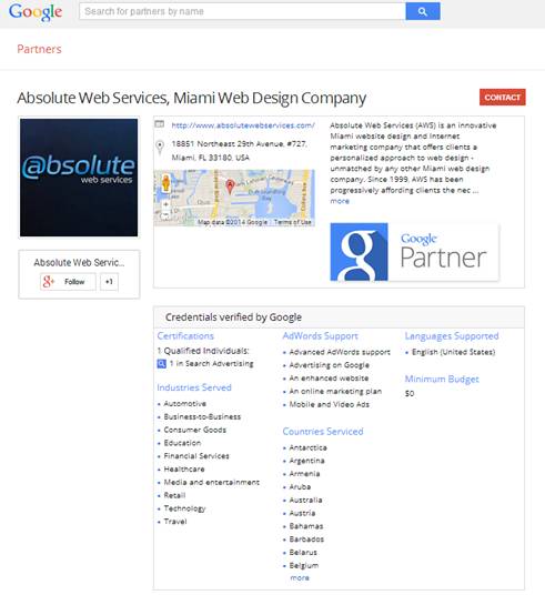 Google Partners AWS