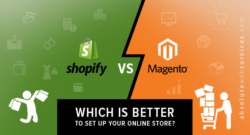 Shopify vs Magento for online store