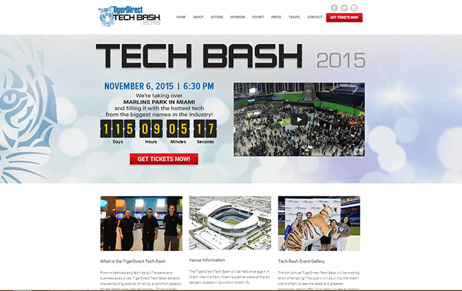 Tiger-Direct-Bash-Miami-Web-Design
