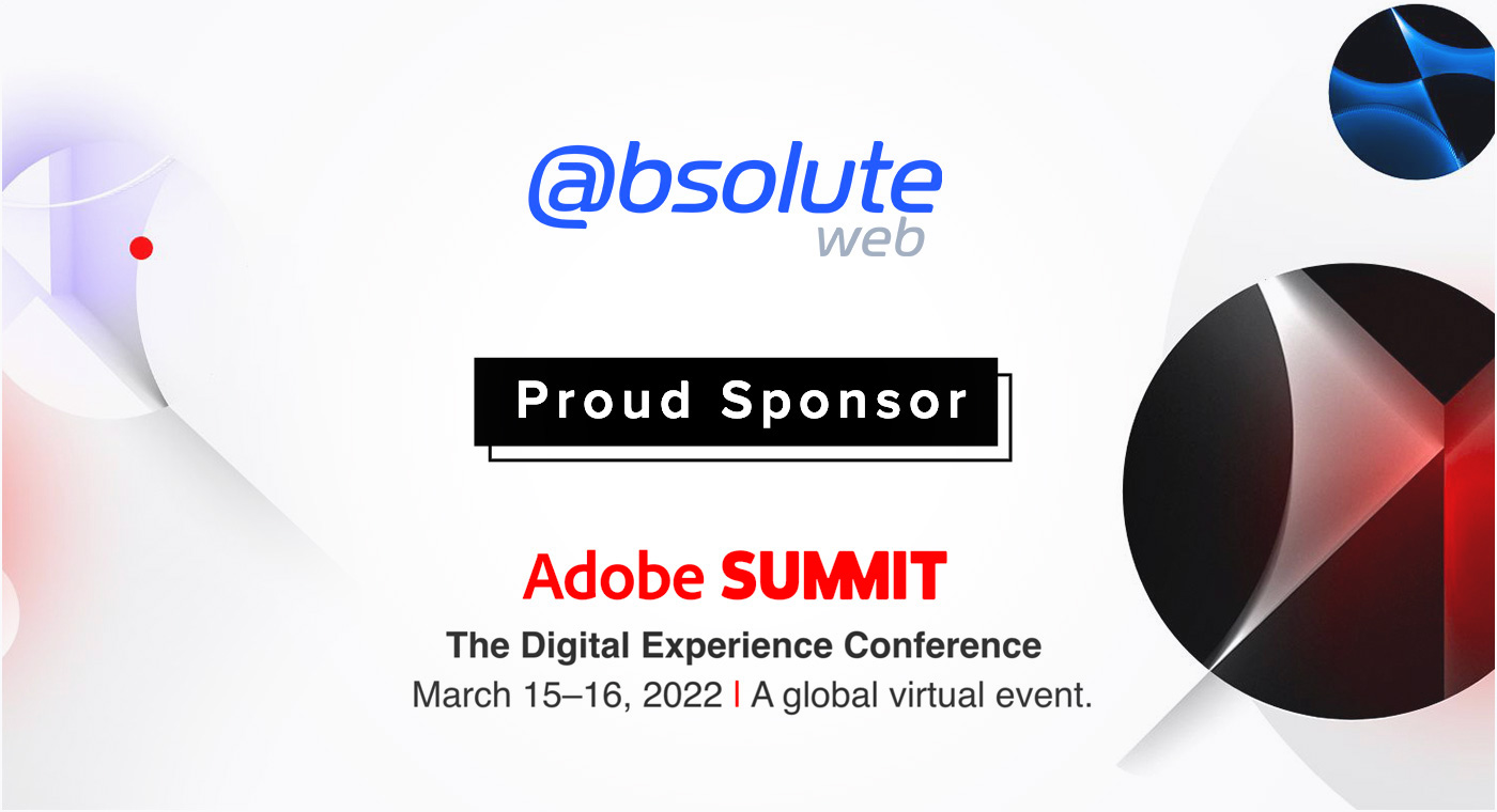 Absolute Web, proud sponsor of Adobe Summit