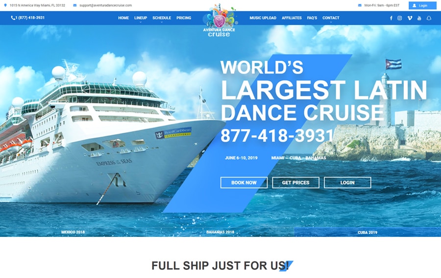 Cuba Aventura Dance Cruise Absolute Web