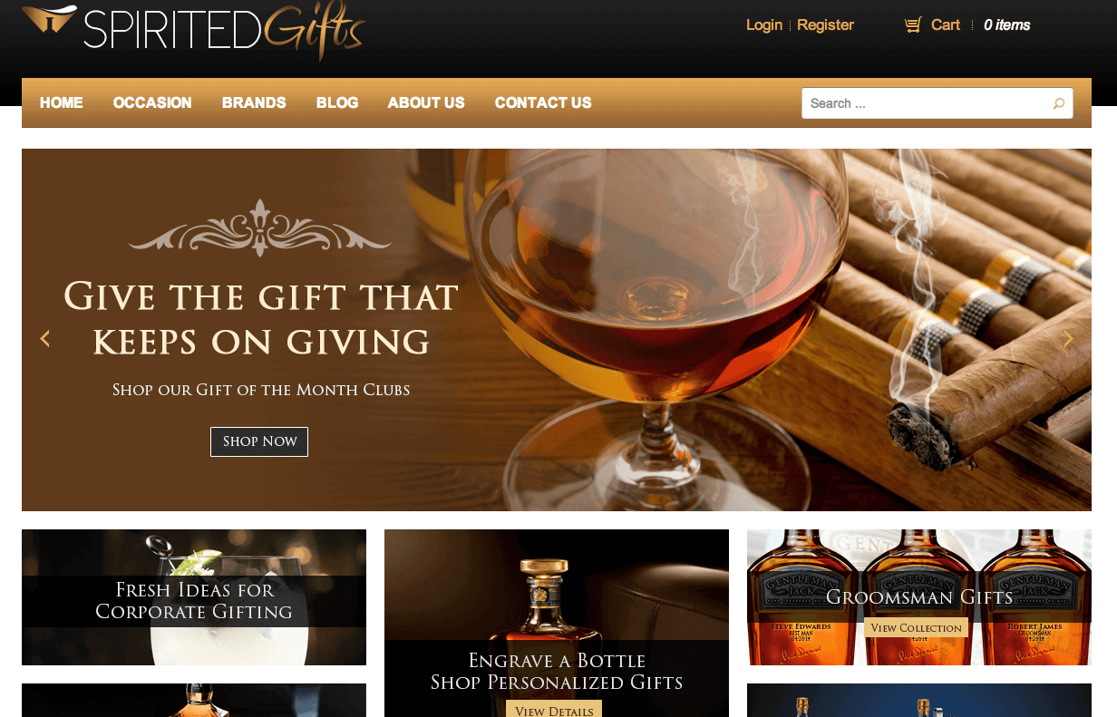 Functionality Meets Beauty: Complete Custom Website Redesign of SpiritedGifts