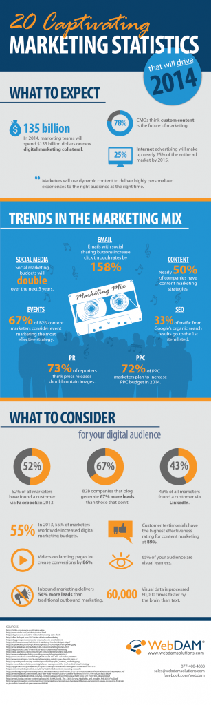 infographic on digital marketing