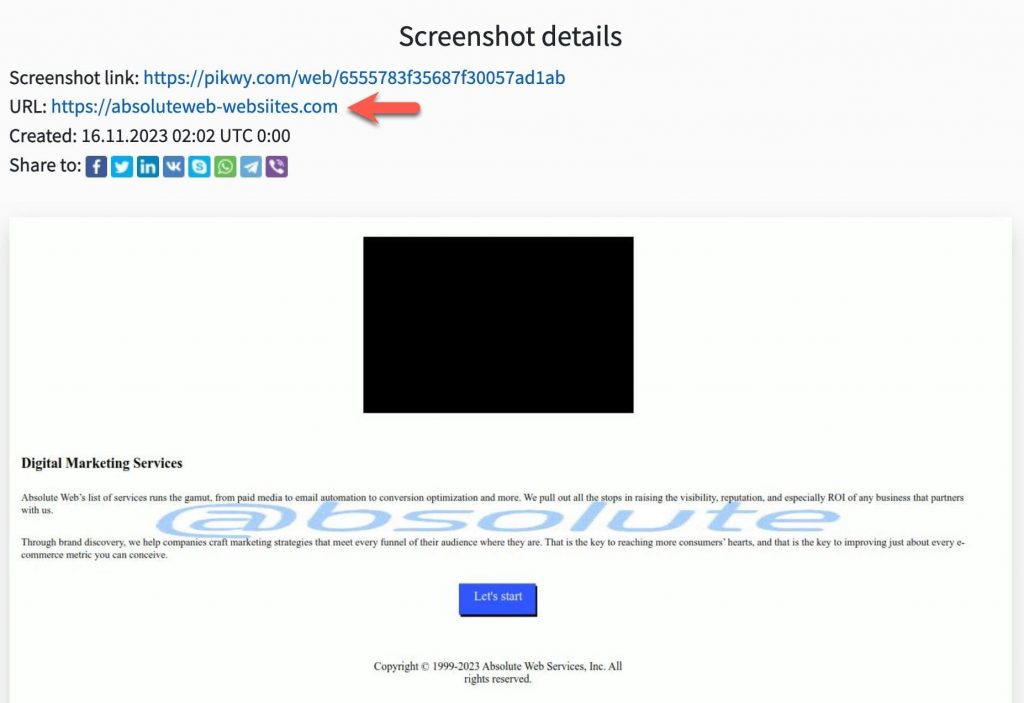 Prevent boosting and other Scam Impersonating Absolute Web