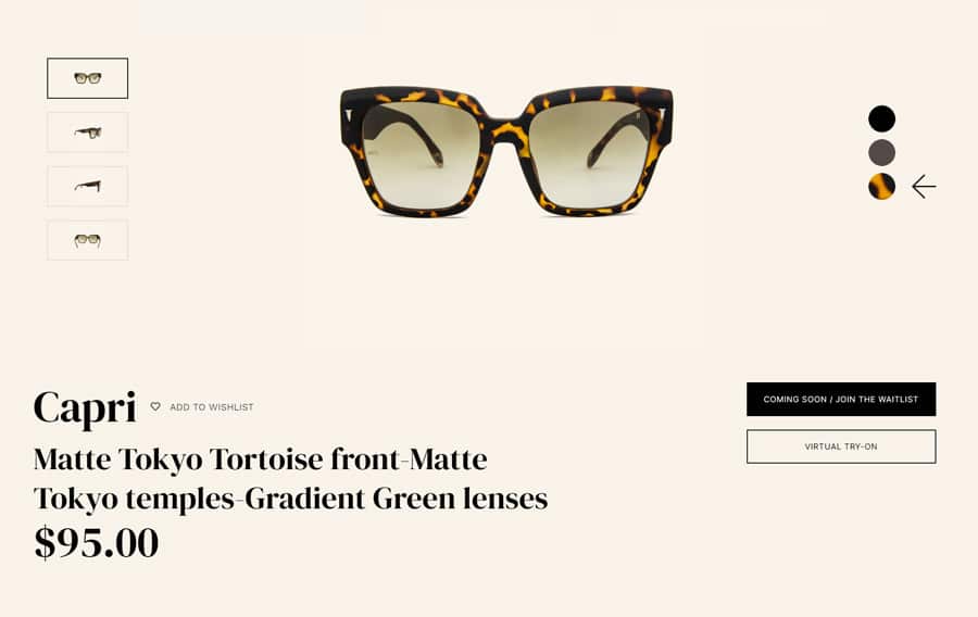 MITA Eyewear | Shopify Project | Absolute Web
