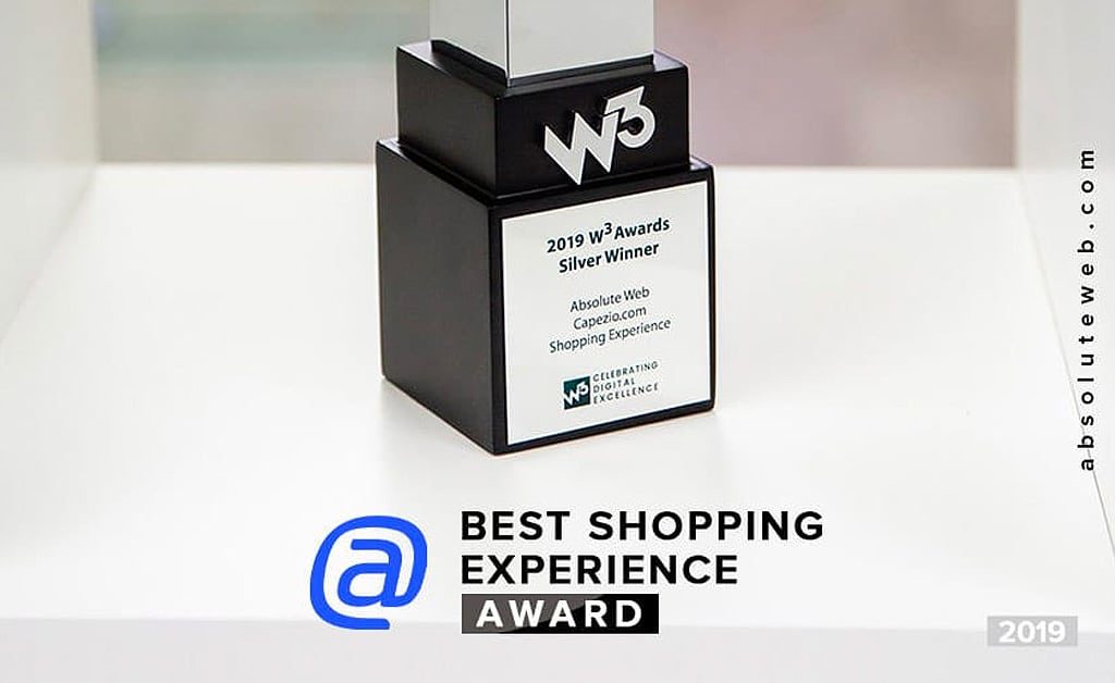 Award for ‘Best Website Shopping Experience’